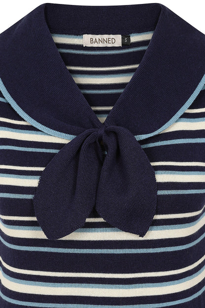Nora Striped Knit Top