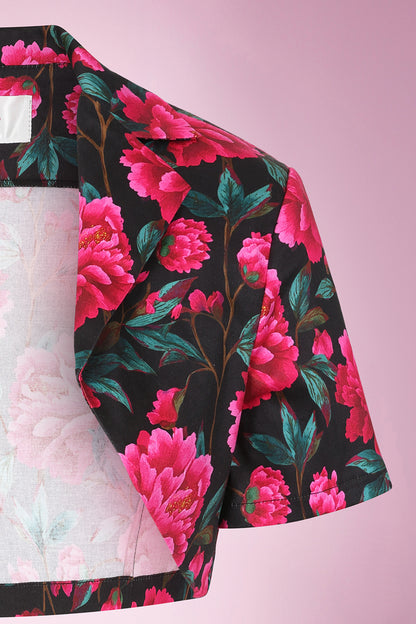 Midnight Peony Bolero