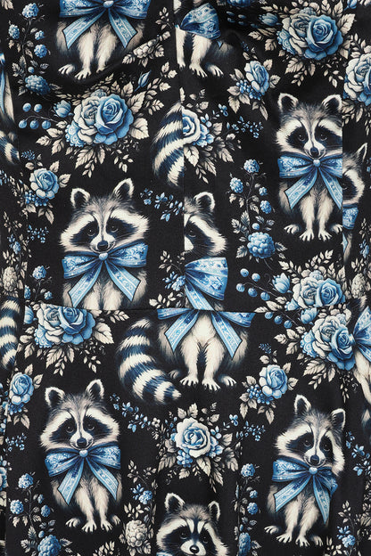 Racoon Romance Swing Dress
