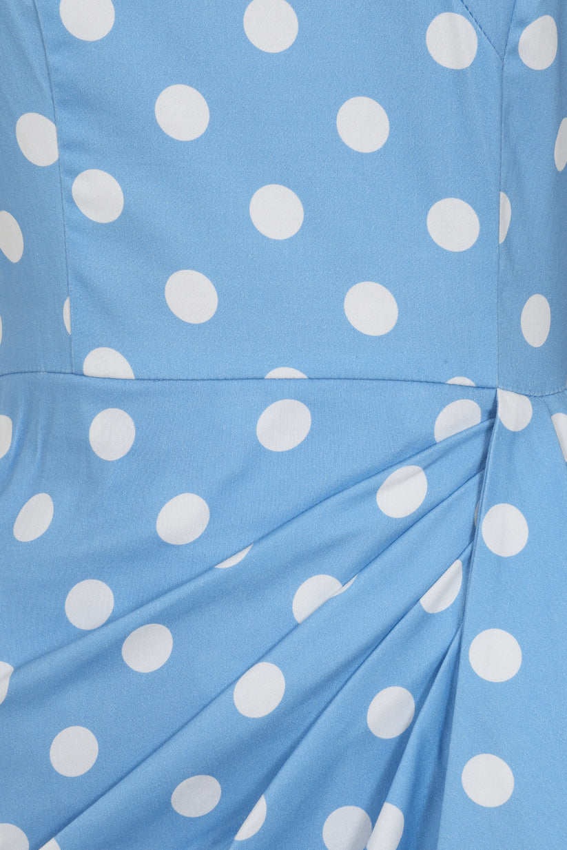 Betty Blue Waterfall Wiggle Dress