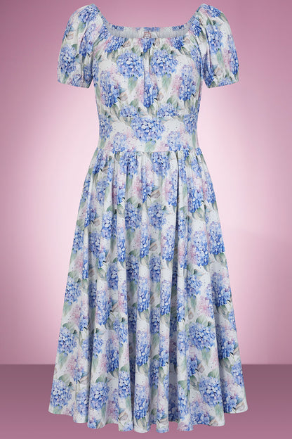 Heide Hydrangea Swing Dress