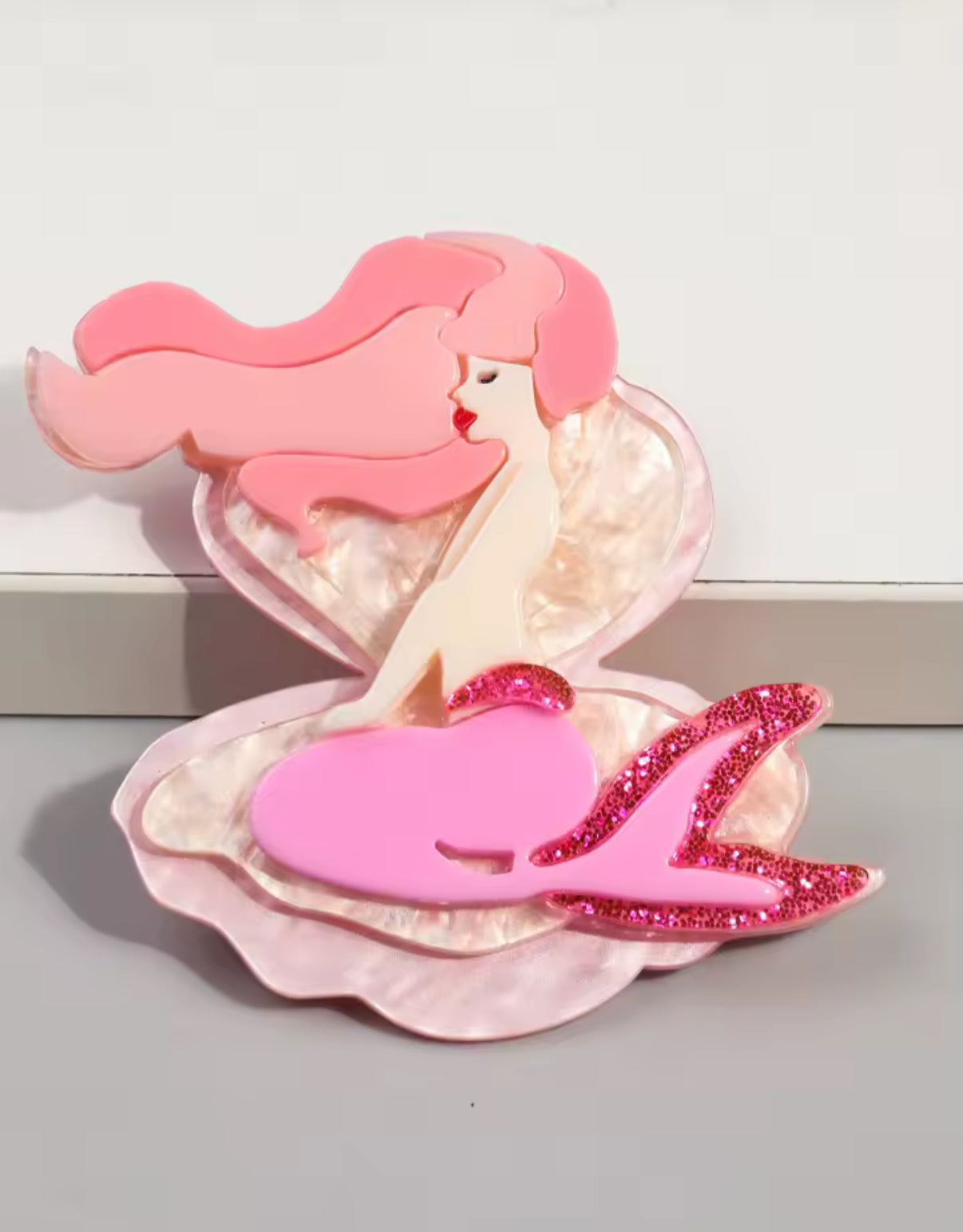 Mermaid Pearl Brooch