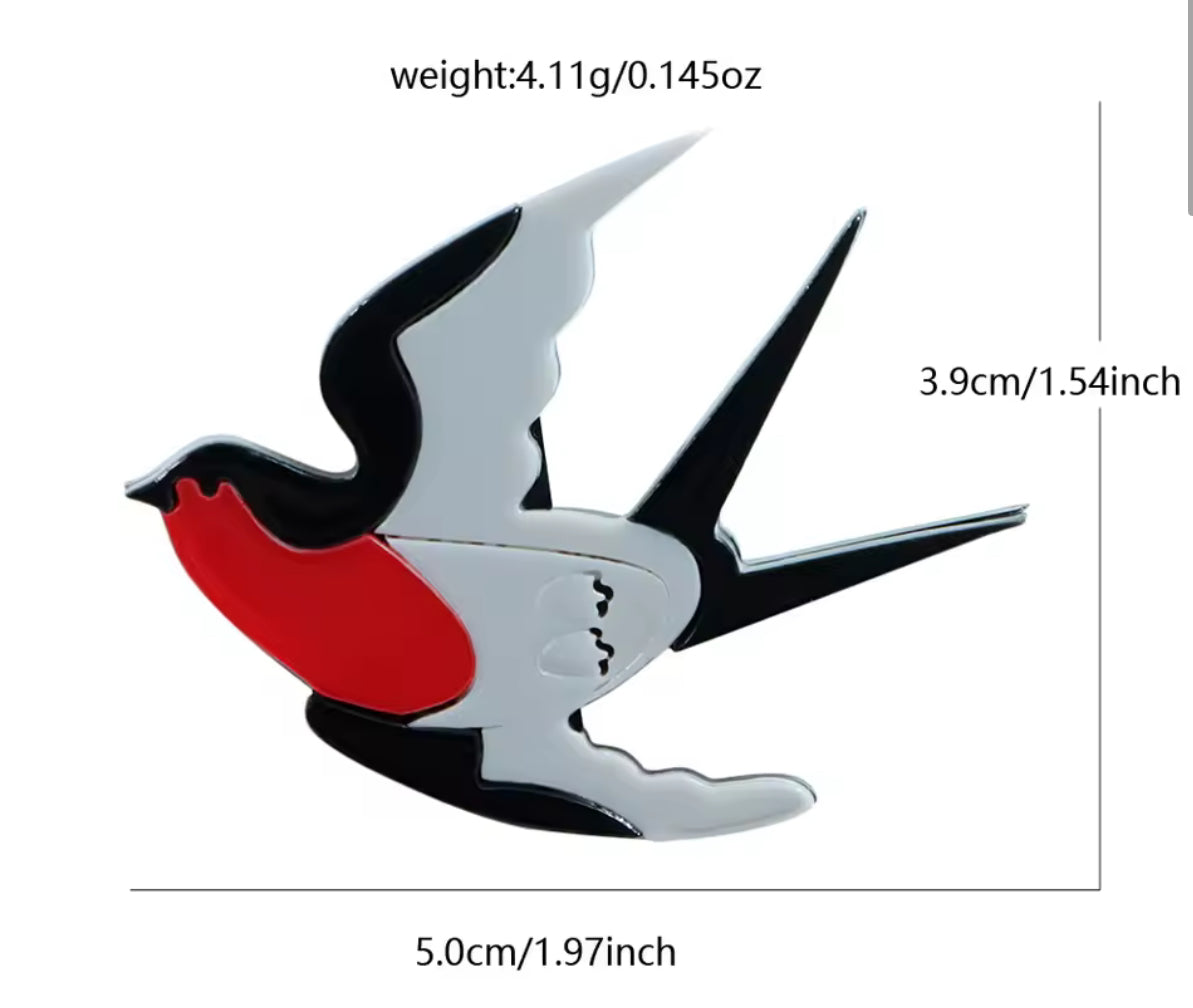 Swallow Brooch