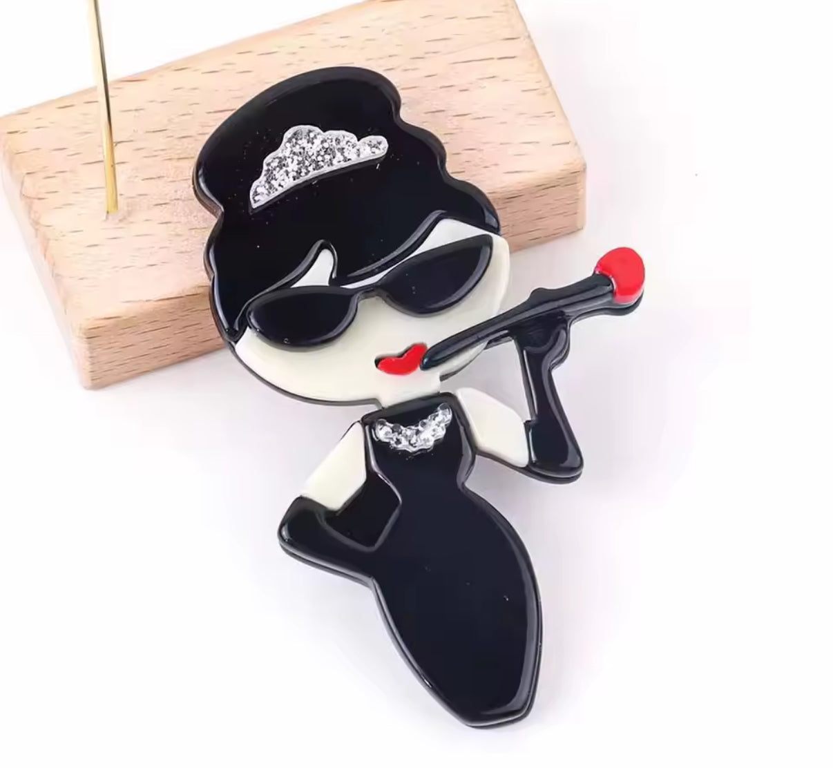 Audrey Cartoon Brooch