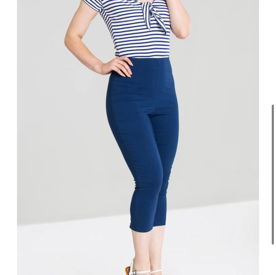 Tina Capri in Navy