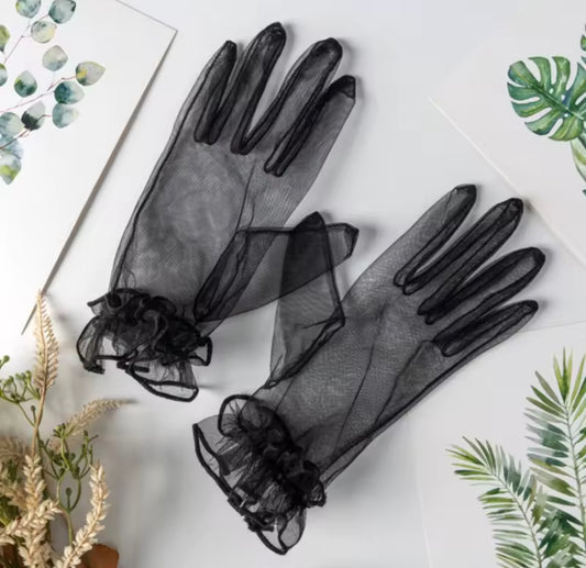 Black Fashion Glove