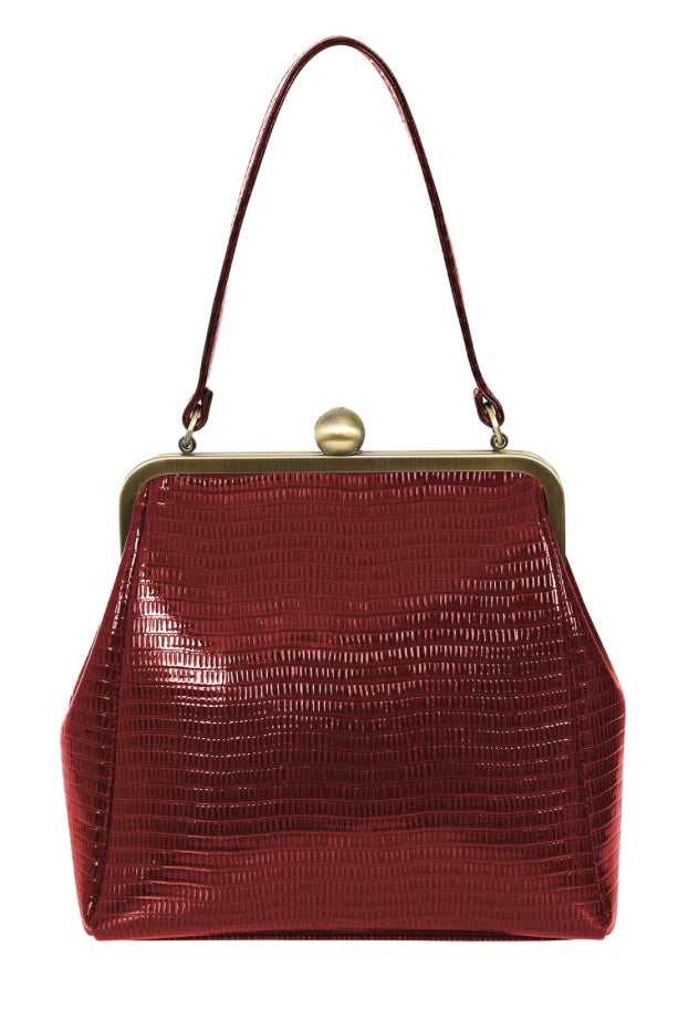Doris Day 40s Bag - Burgundy