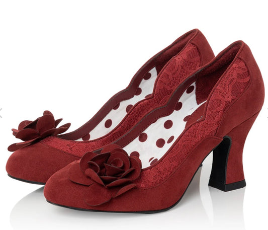 Ruby Shoo Crimson Rose Shoes