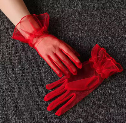 Red Fashion Glove