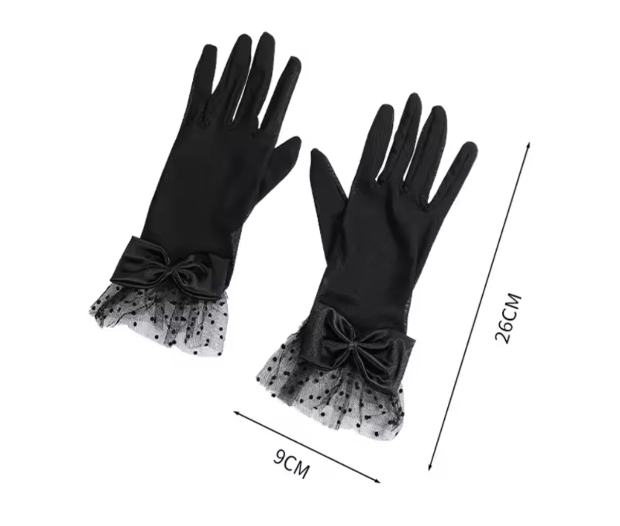 Black Bow Glove