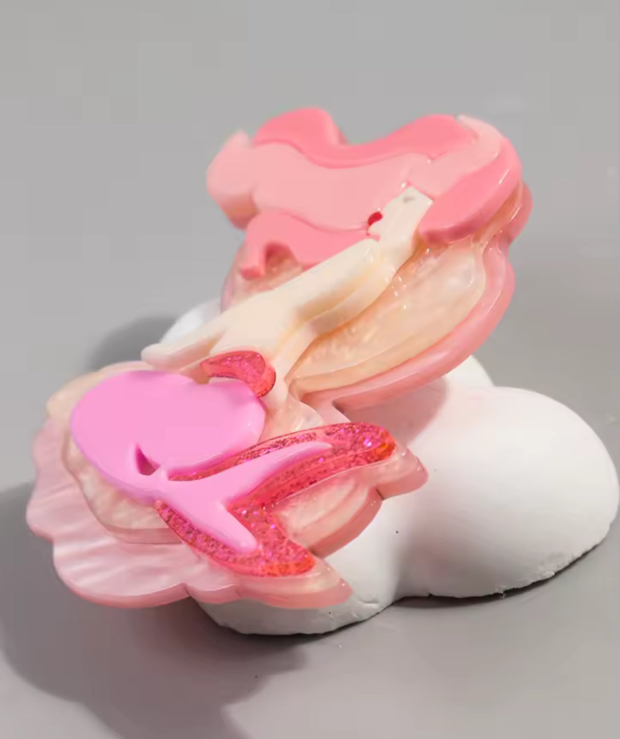 Mermaid Pearl Brooch