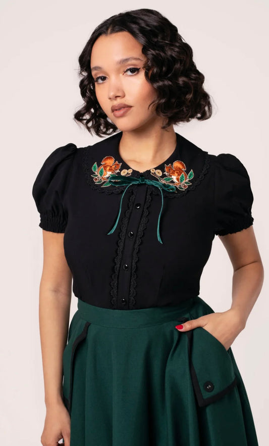 Chesterfield Squirrel Blouse