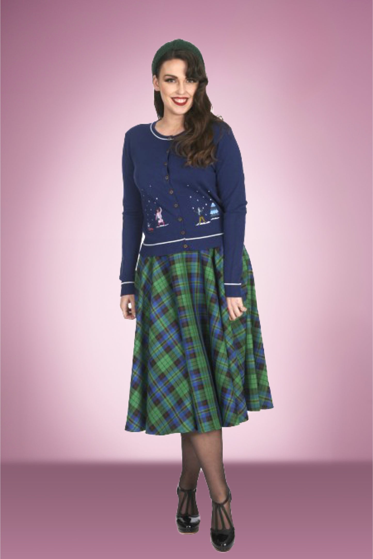 Aberdeen Tartan Swing Skirt