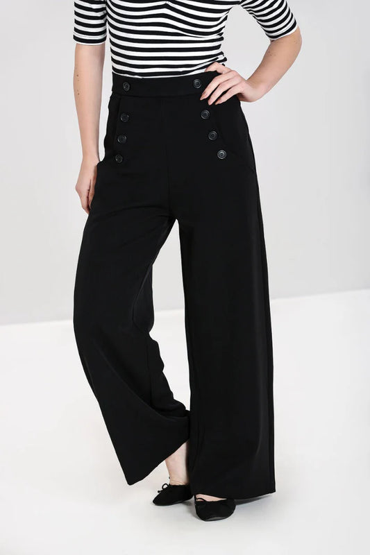 Carlie Pop black swing pants