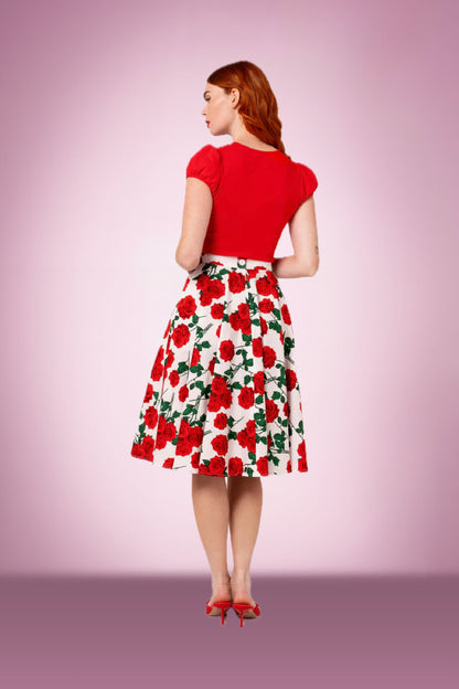 Roses Swing Skirt