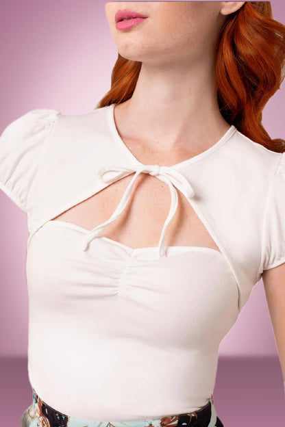 Priscilla Top in off White