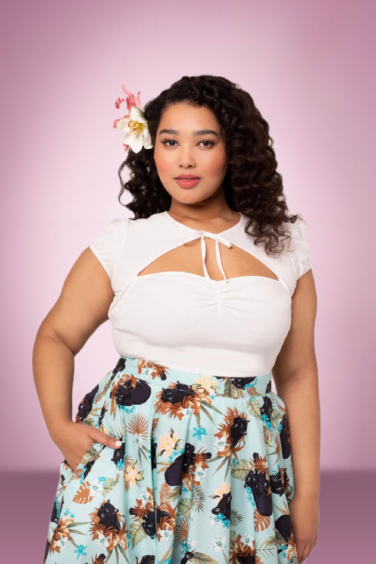 Priscilla Top in off White