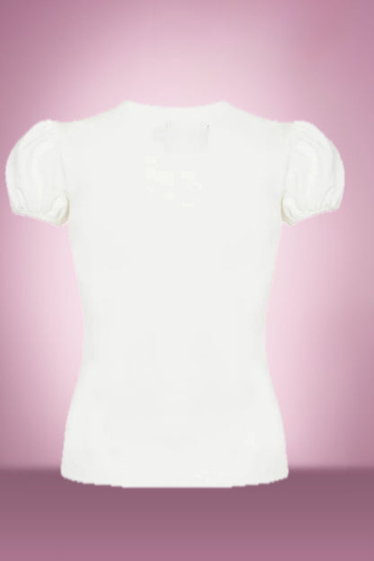 Priscilla Top in off White