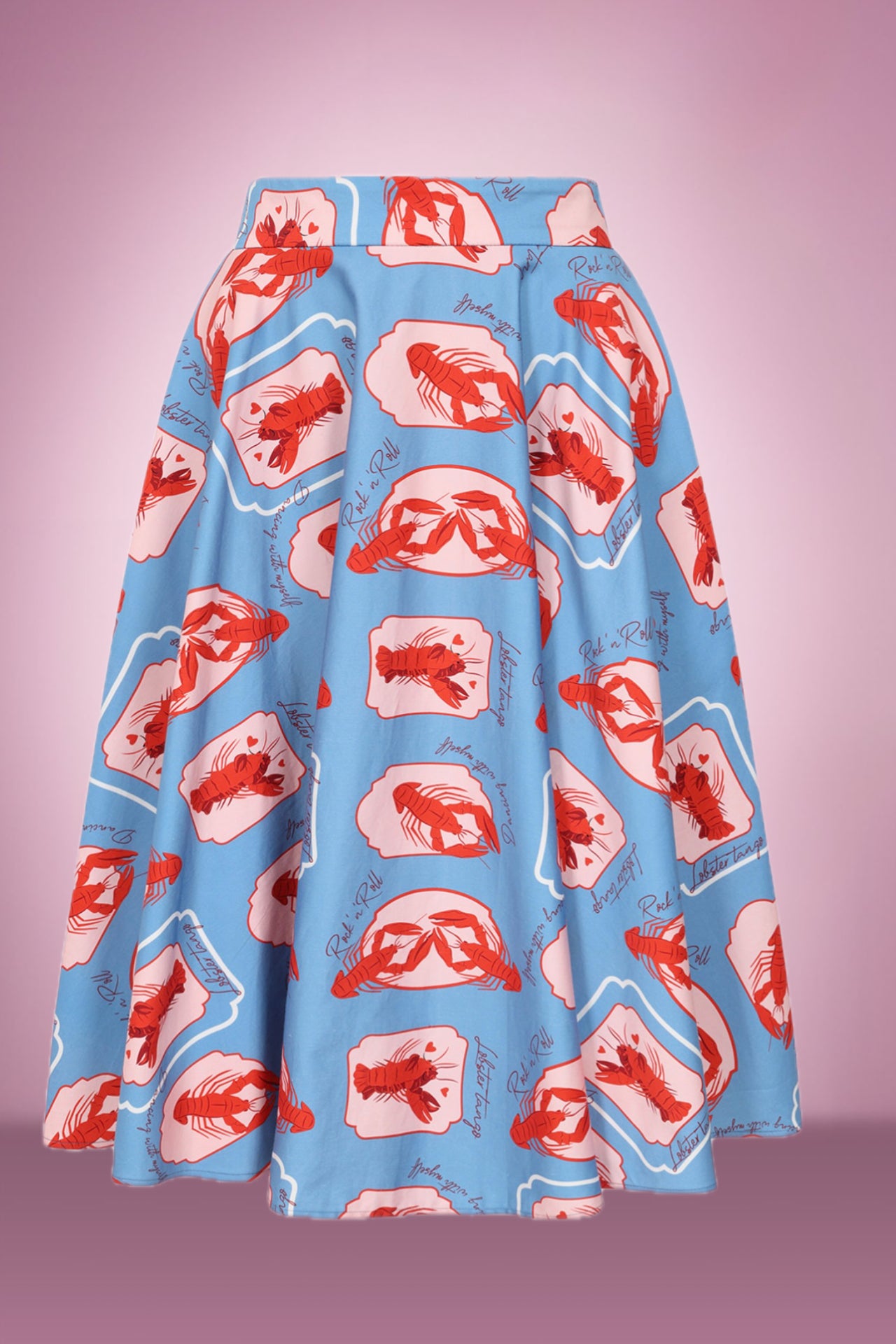 Blue Libby Lobster Love Skirt