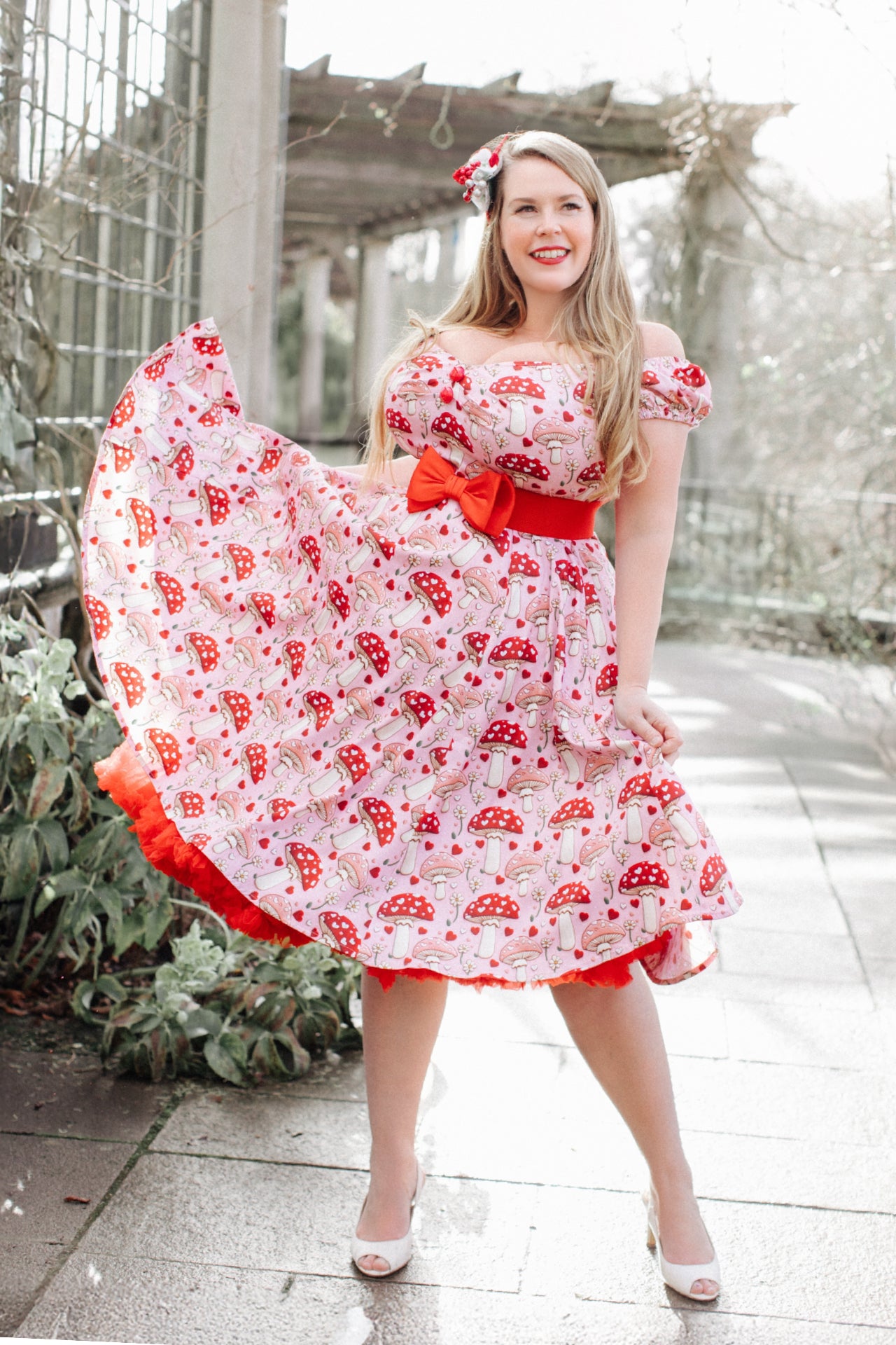 Theres Always Shroom for Love Swing Dress