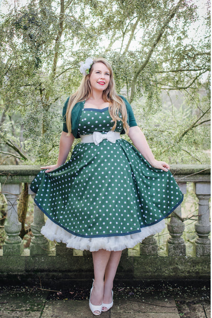 Purdy Polka Swing Dress