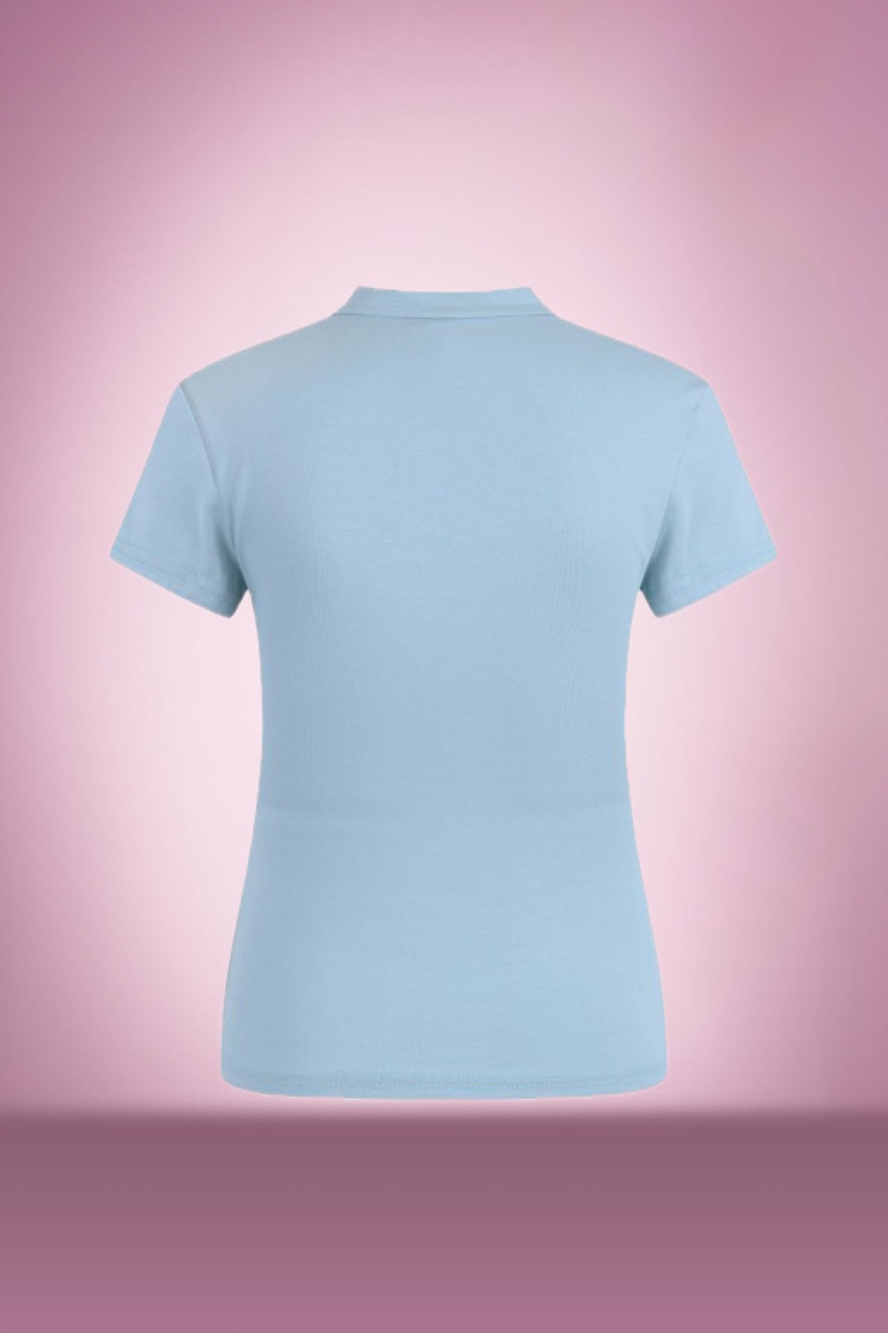 Blue Peekaboo Top