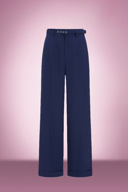 Navy Sally Sailor Swing Pants