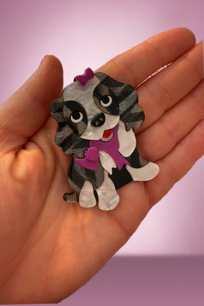 Puppy Love Brooch