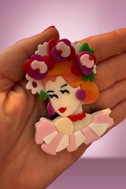 Flower Queen Brooch