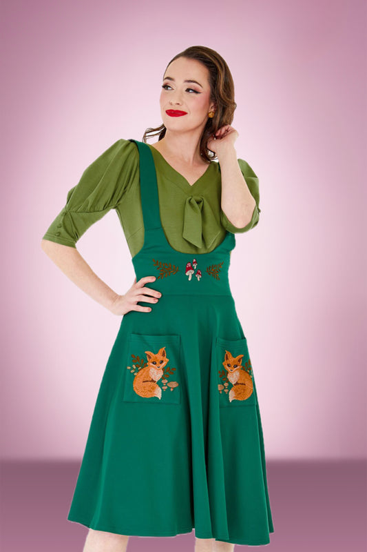 Felicity Fox Pinafore Skirt