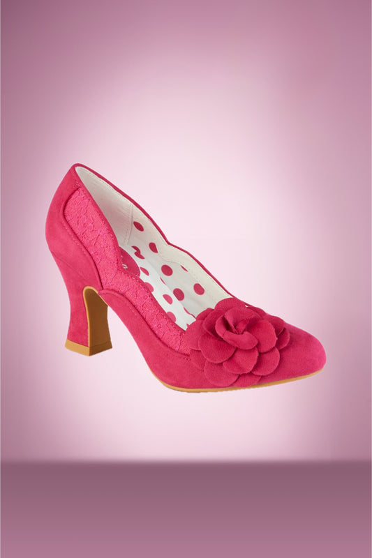 Ruby Shoo Hot Pink Rose Shoes