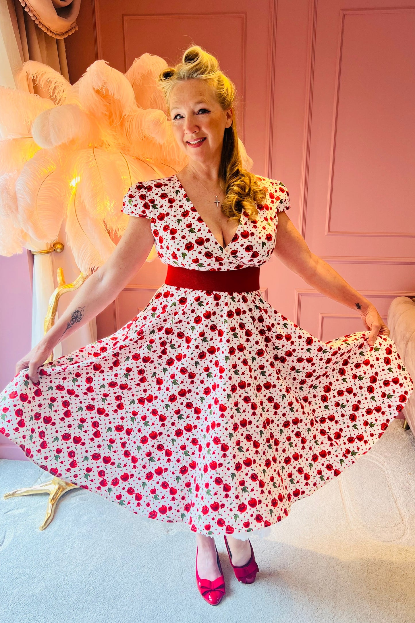 Cherry on Top Swing Dress