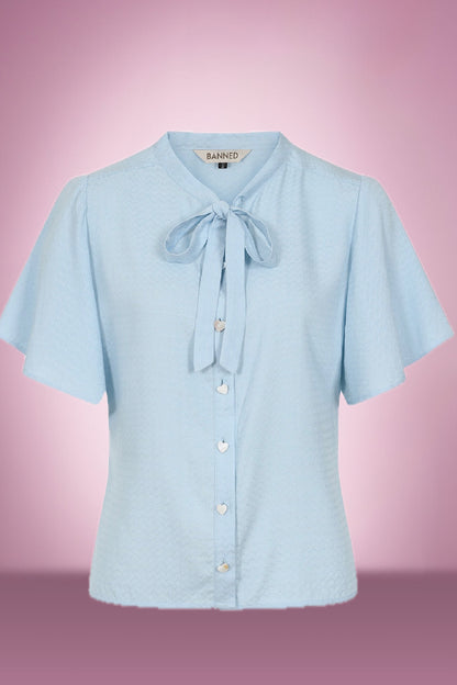 Bessie Blouse in Blue