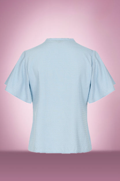 Bessie Blouse in Blue