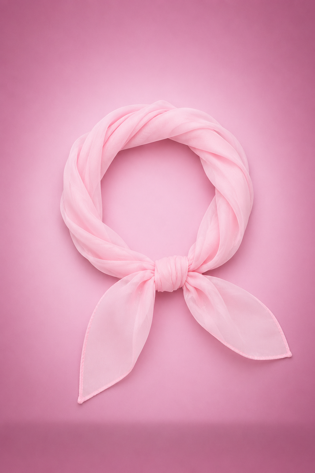 Haifa Head and Neck Scarf in Baby Pink