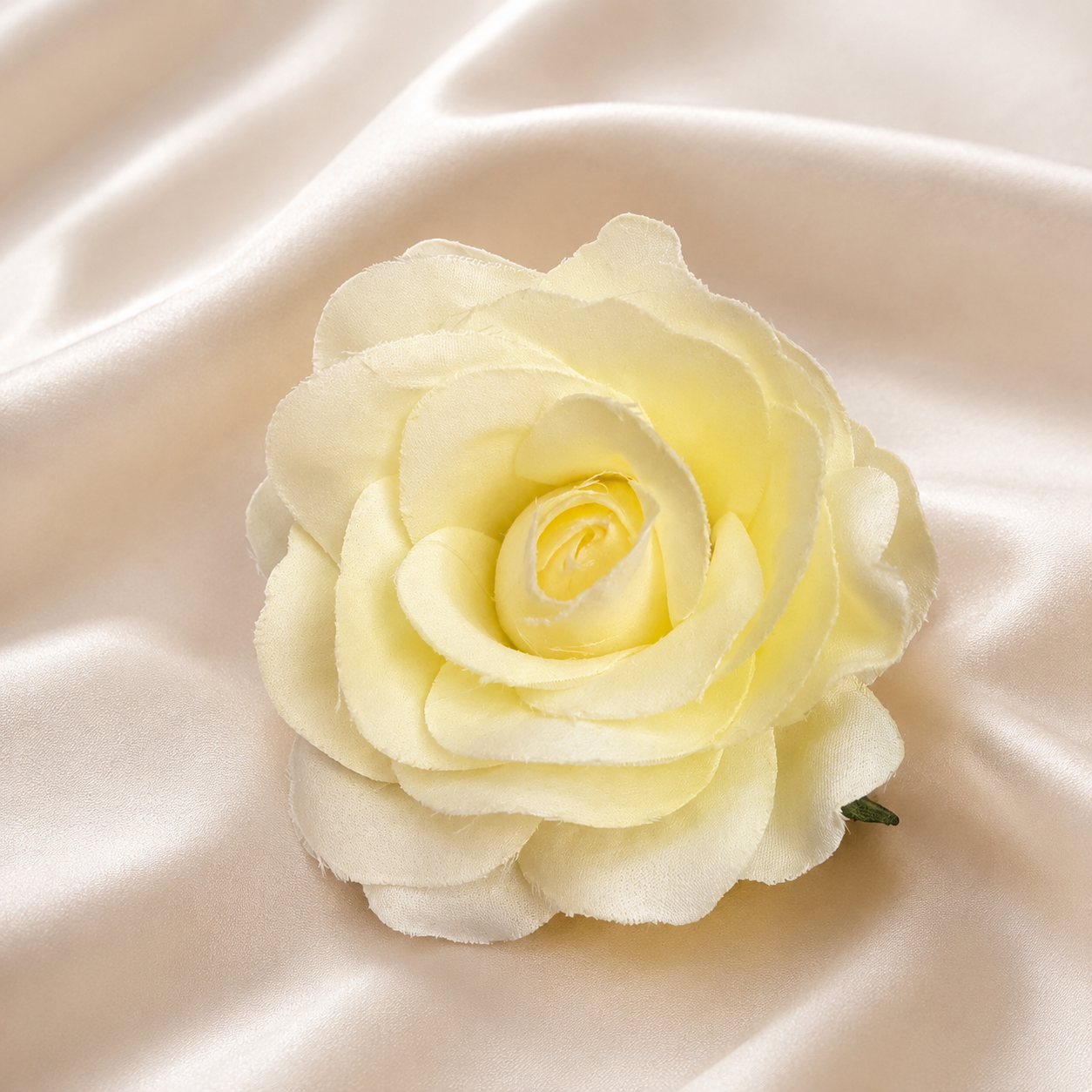 Hair Flower in Cream