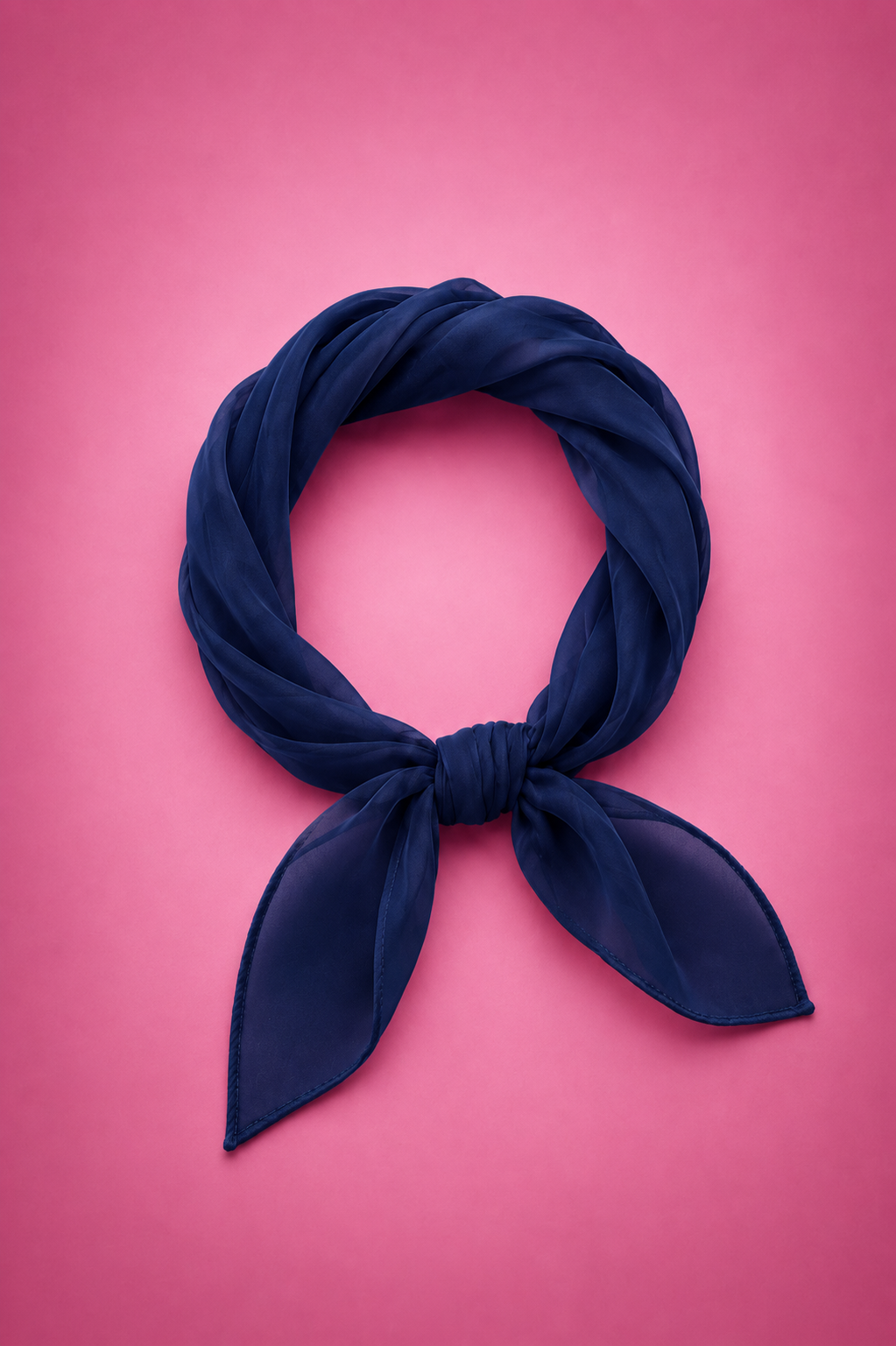 Haifa Head and Neck Scarf in Navy