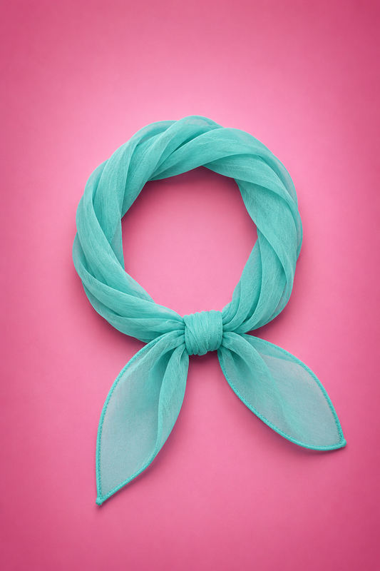 Haifa Head and Neck Scarf in Mint