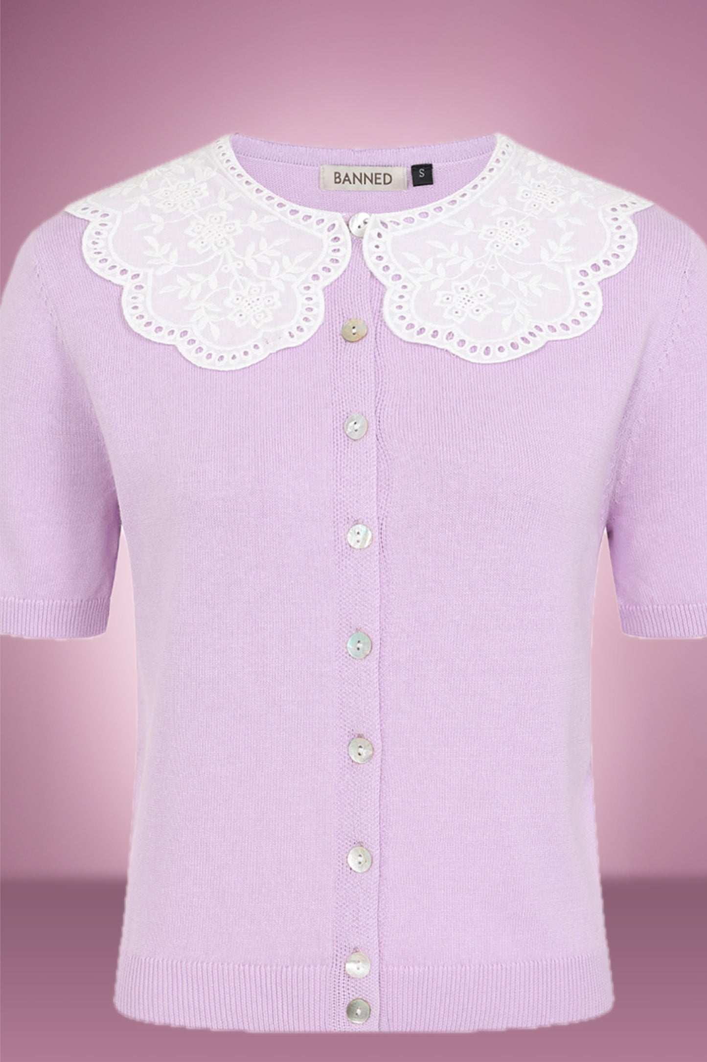 Esther knit top in lilac