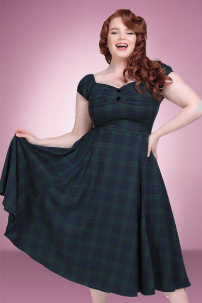 Blackwatch Check Doll Swing Dress