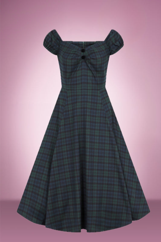 Blackwatch Check Doll Swing Dress