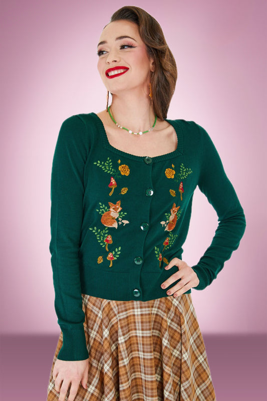 Fox and Mushroom Cardi