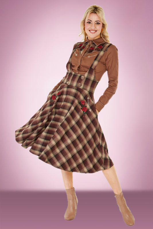 Wild Western Pinafore Skirt