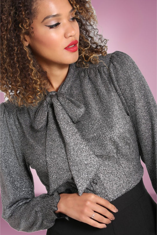 Beau Silver Shimmer Blouse