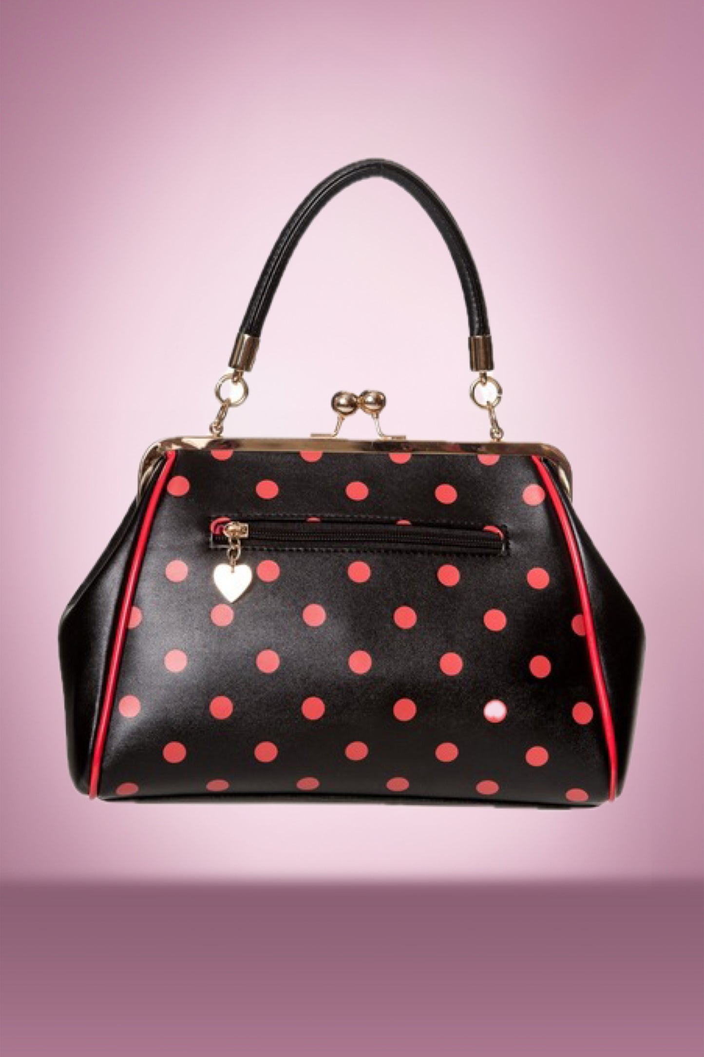 Crazy in Love Handbag in Black and Red