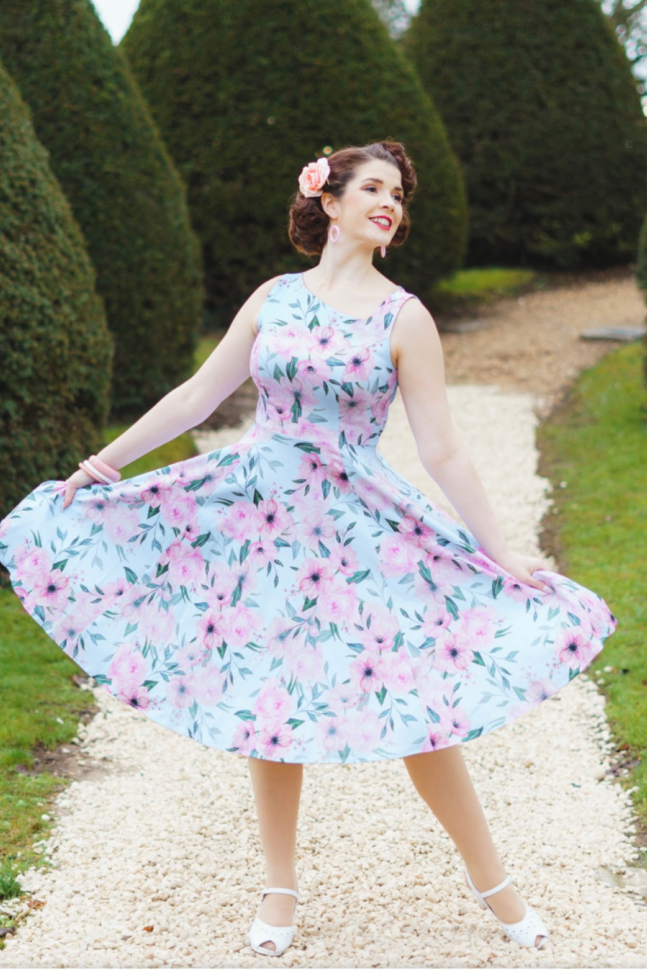English Garden Swing Dress