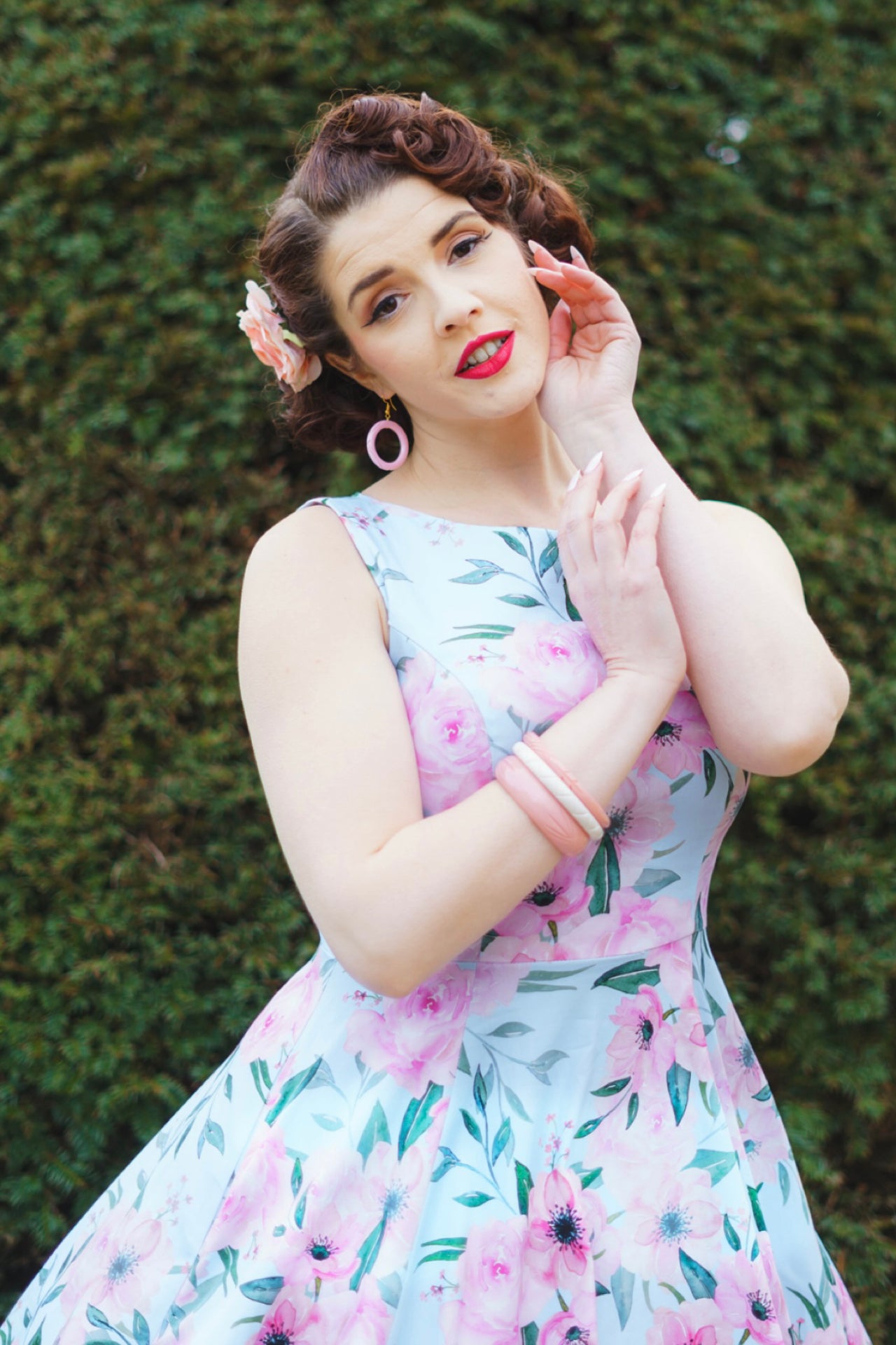 English Garden Swing Dress