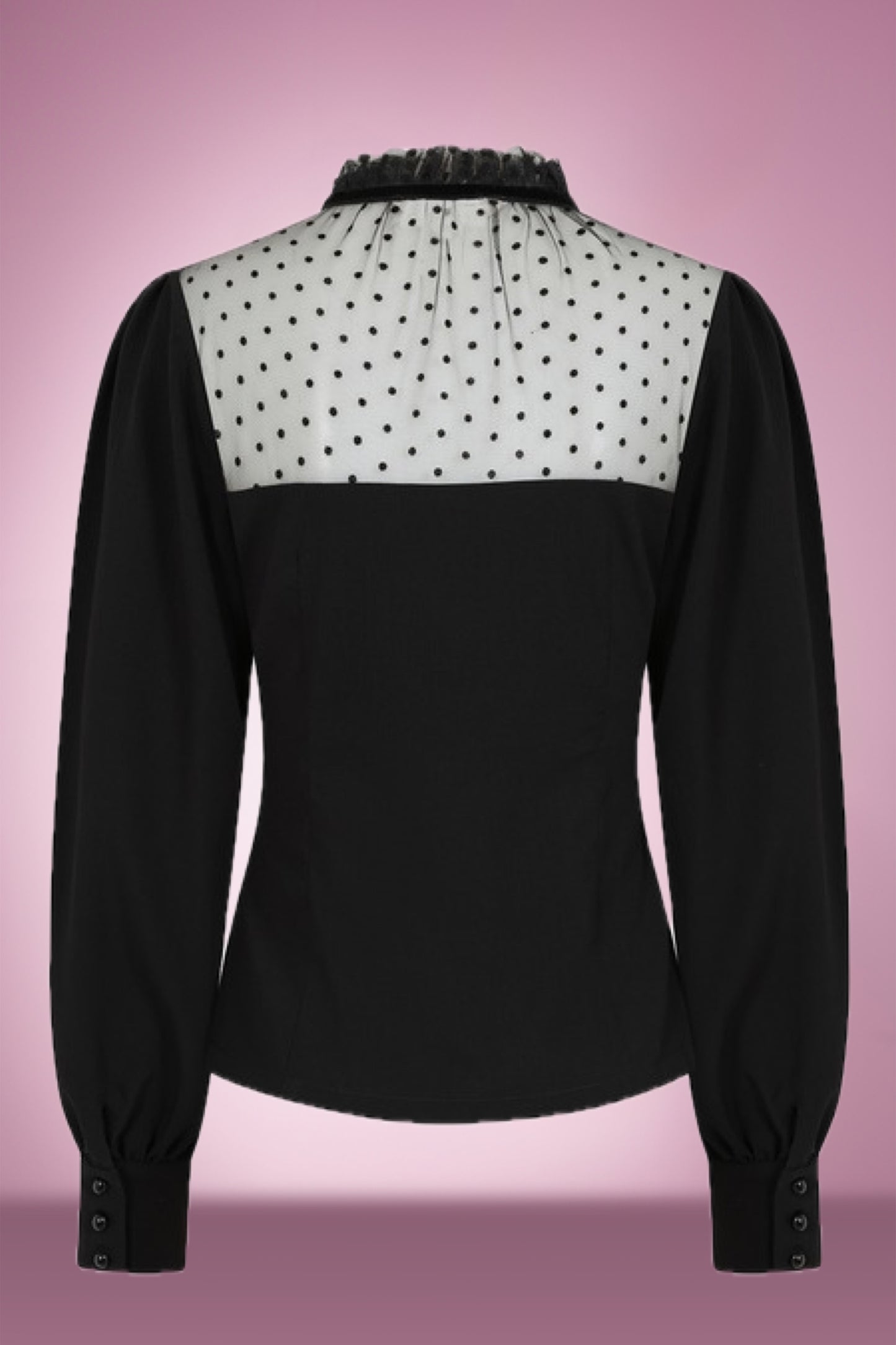 Olivia Blouse in Crimson Black