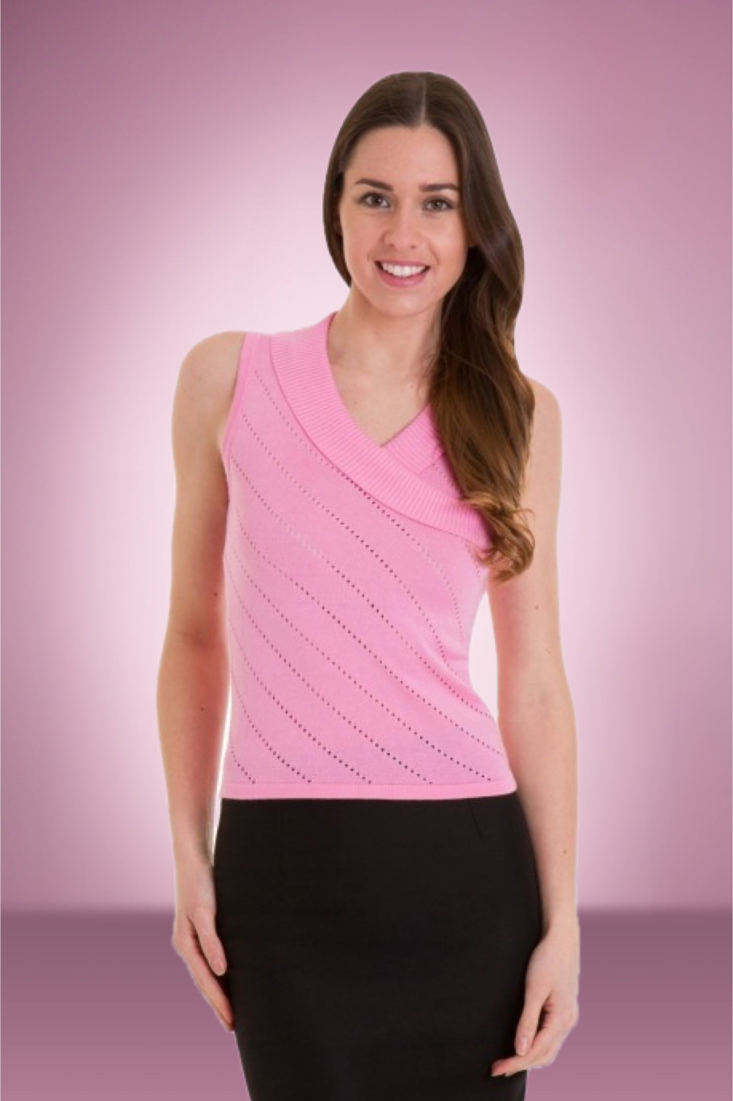 Millie Knit Top in Pink