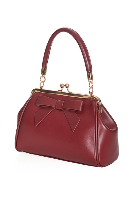 Daydream Believer Handbag in Burgundy Matt